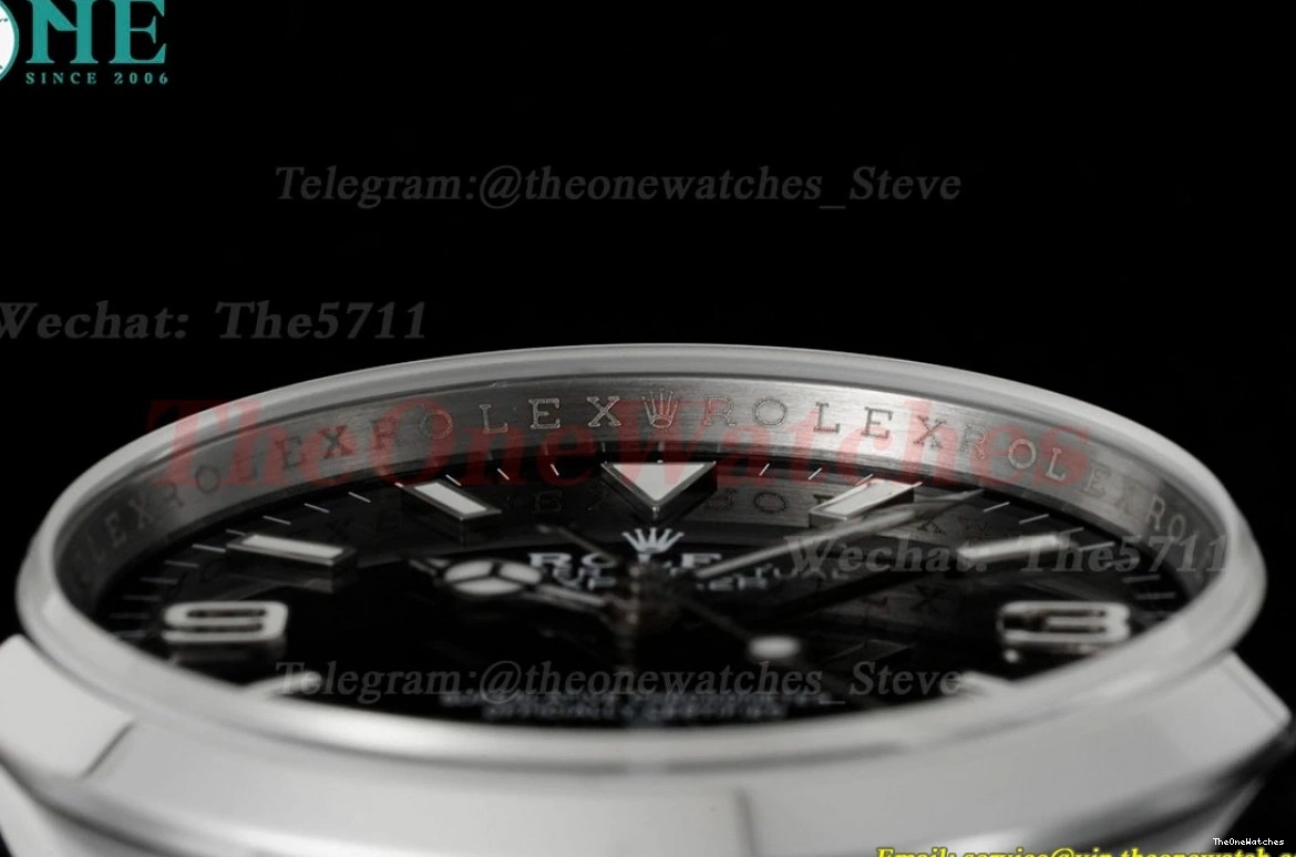 A2836 124270 36mm I Explorer Dial SS KRF Black Oys SS 1225